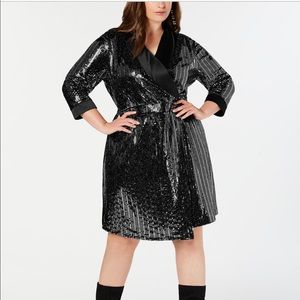 Mirror ball blazer dress